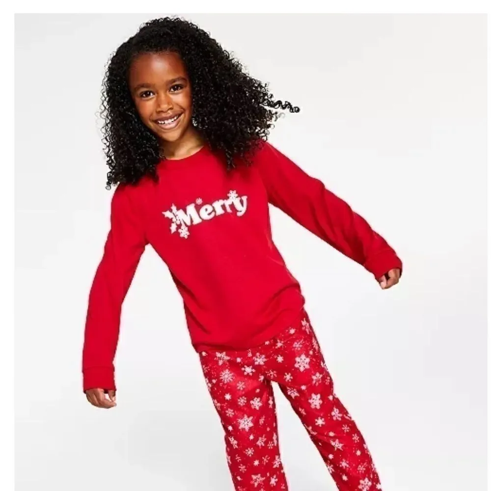 Family Pajamas print comfy littles
